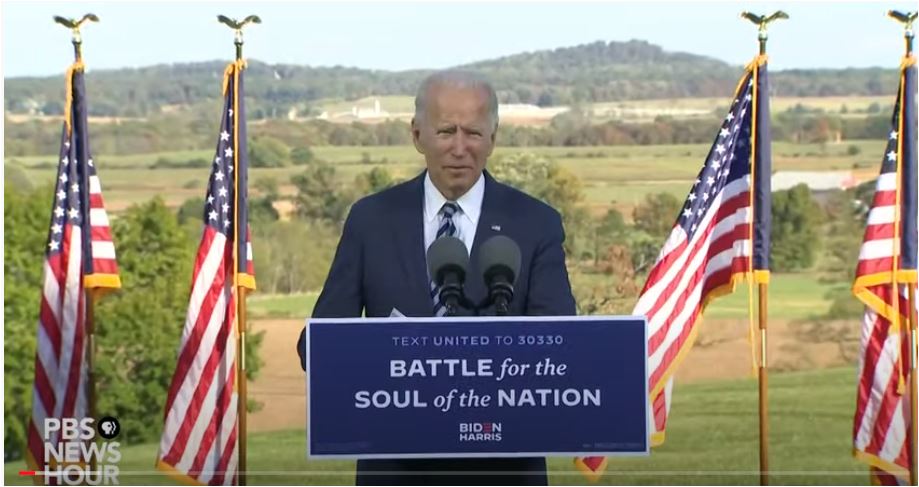 Joe Biden Gettysburg Campaign Speech October 6